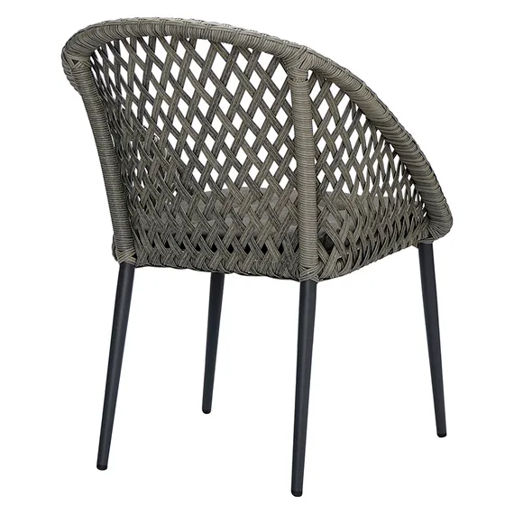 Плетеный стул Sverre, серый