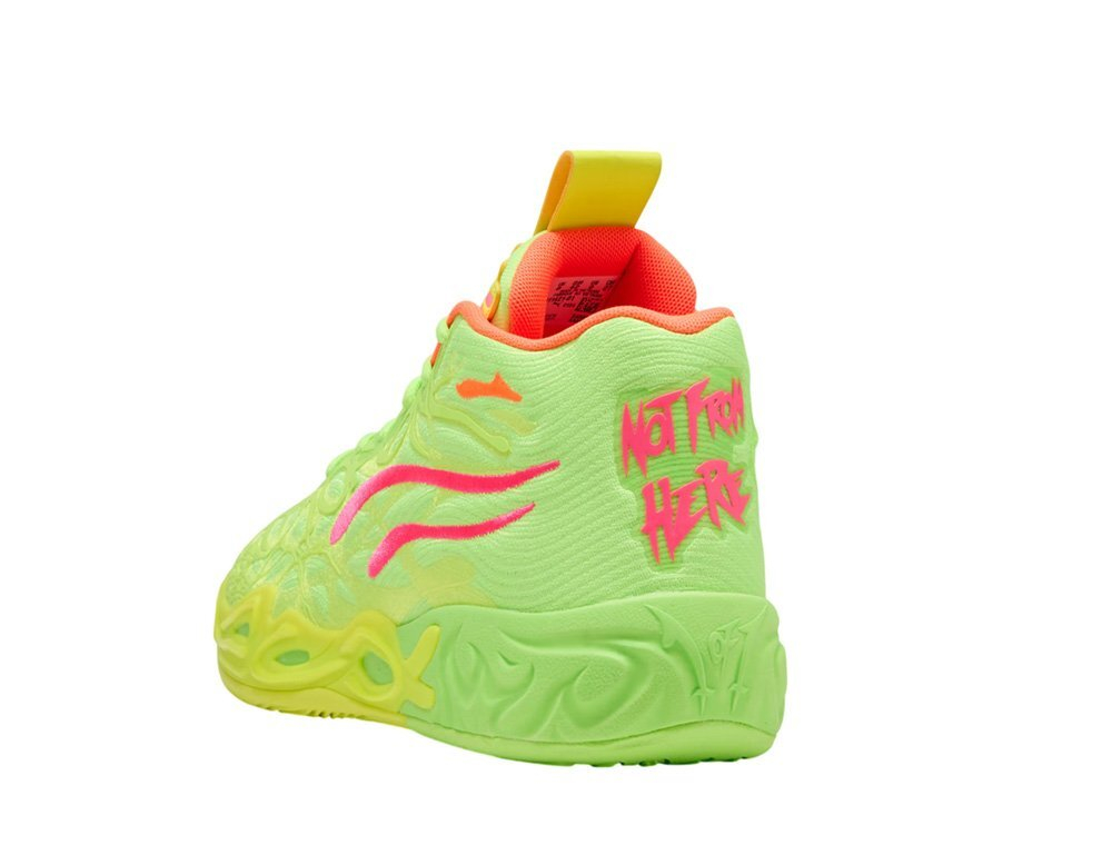 Баскетбольные кроссовки Puma MB.04 x LaMelo Ball Gem Yellow Alert-Green Glare-Pink Alert shoes
