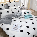 Комплект постельного белья Делюкс Сатин 100% хлопок на резинке LR410