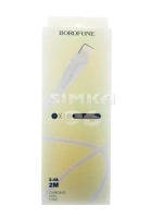 Кабель Lightning BOROFONE BX18 2.4A 2м