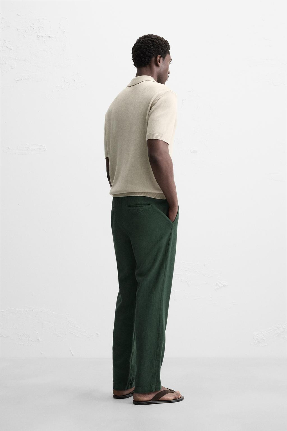 Брюки relaxed fit из рельефной ткани