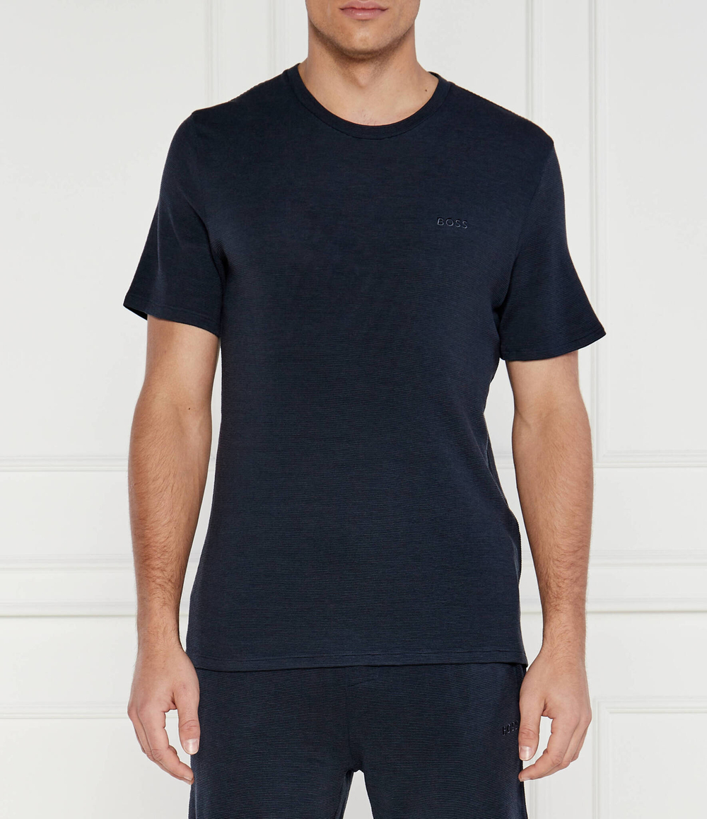 Футболка Rib BOSS BLACK - темно-синий(50509328)