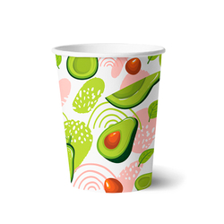 Стаканы бумажные "Love Авокадо"