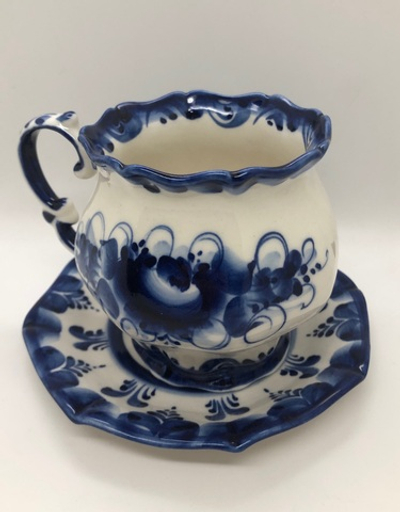 Чайная пара (блюдце и чашка)