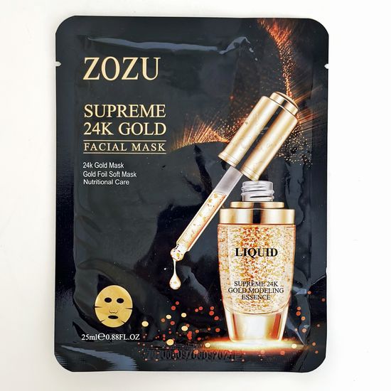 Тканевая маска для лица золото