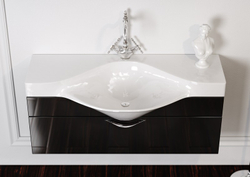 Мебель для ванной Aqwella Broadway 110 цвет черный Brw.01.10/00