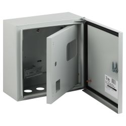Корпус металлический навесной ЭРА SIMPLE ЩУ-1-1-1 2-х дверный (300х310х155) IP54 У2 серый | Электротовары