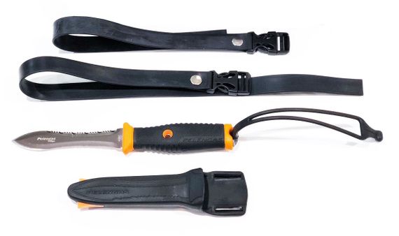 Нож с магнитным креплением Pelengas Volga серрейтор-плейн