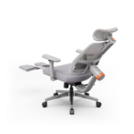 Эргономичное компьютерное кресло FoxGear NETZ модель M, серый (FG-NETZ-M-GY)