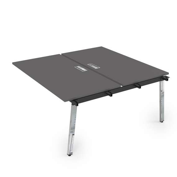 10БДС.278 Стол системы Бенч, сдвоенный, на 2 рабочих места - средний (1200*1435*750)