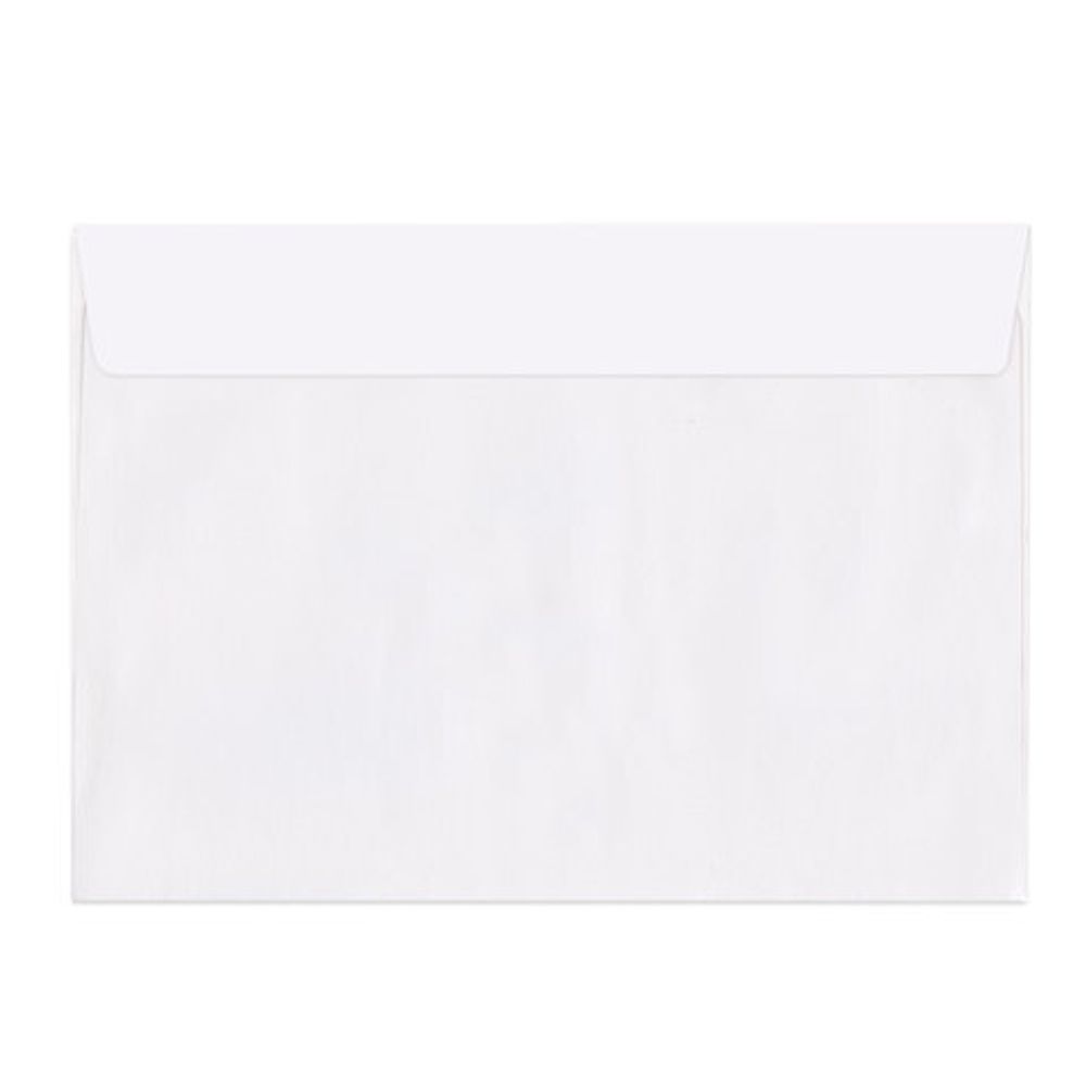 Конверты С4 (229х324 мм), отрывная лента, 100 г/м2, КОМПЛЕКТ 500 шт., 41773