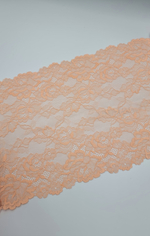 Кружево эластичное оранжевое КС45 (23 см)