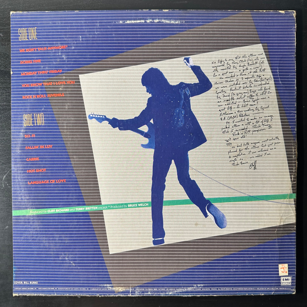Cliff Richard ‎– We Don't Talk Anymore (США 1979г.)