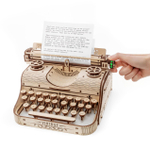 Конструктор Печатная машинка от EWA - деревянный конструктор, сборная механическая модель, 3D пазл, для дизайна и интерьера