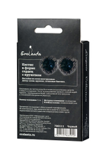 Обольстительные кружевные пэстис в форме сердец (Цвет: черный)