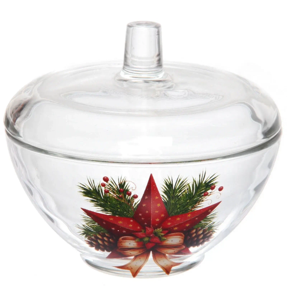 Сахарница с крышкой 250мл «Зимняя фантазия» 6 видов
