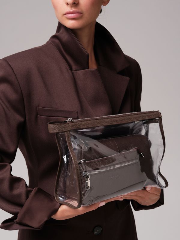 Набор косметичек DBR 15-89 коричневый торф