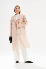 0120 Плащ женский (бежевый)