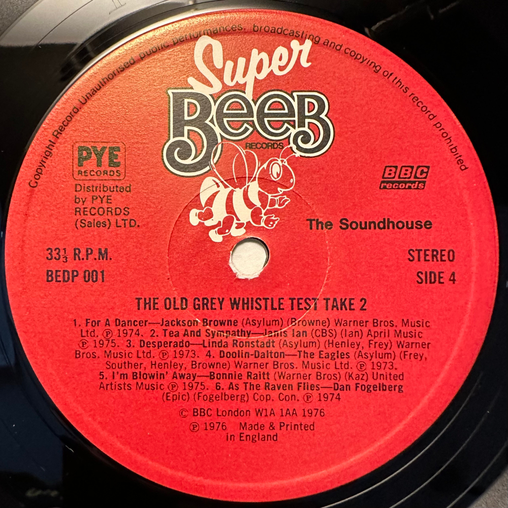 Сборник The Old Grey Whistle Test: Take Two 2LP (Англия 1976г.)
