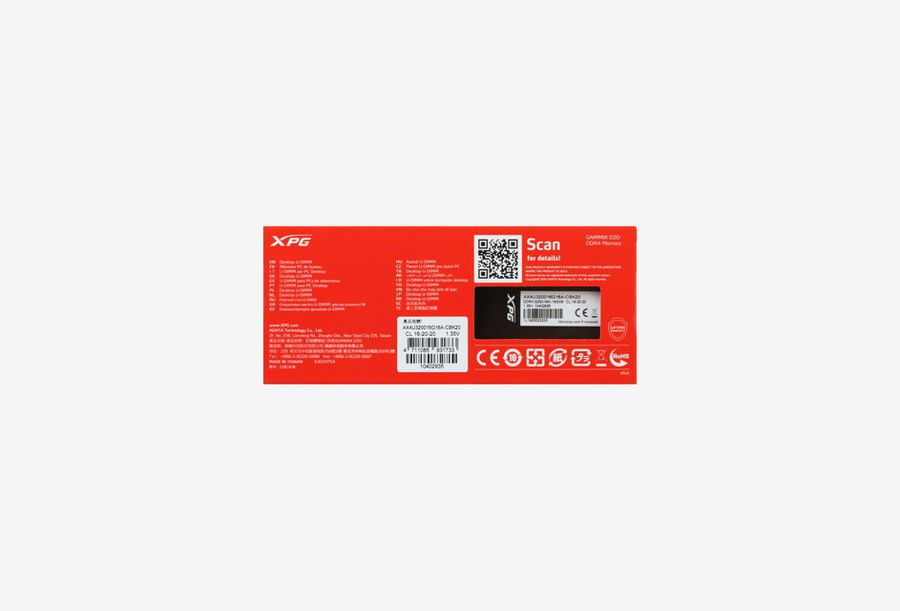 AX4U320016G16A-CBK20_0326605104850