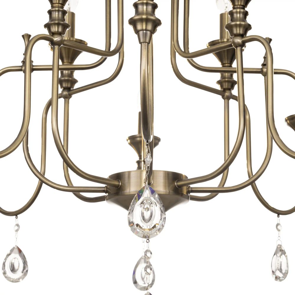 Citilux Рига CL437223 Люстра подвесная Бронза