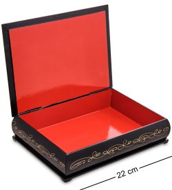 Народные промыслы ШК-11/ 9-L Шкатулка в технике декупаж (16х22х5)