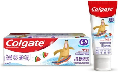 Colgate Зубная паста.детская,6-9 лет Арбуз 60мл.