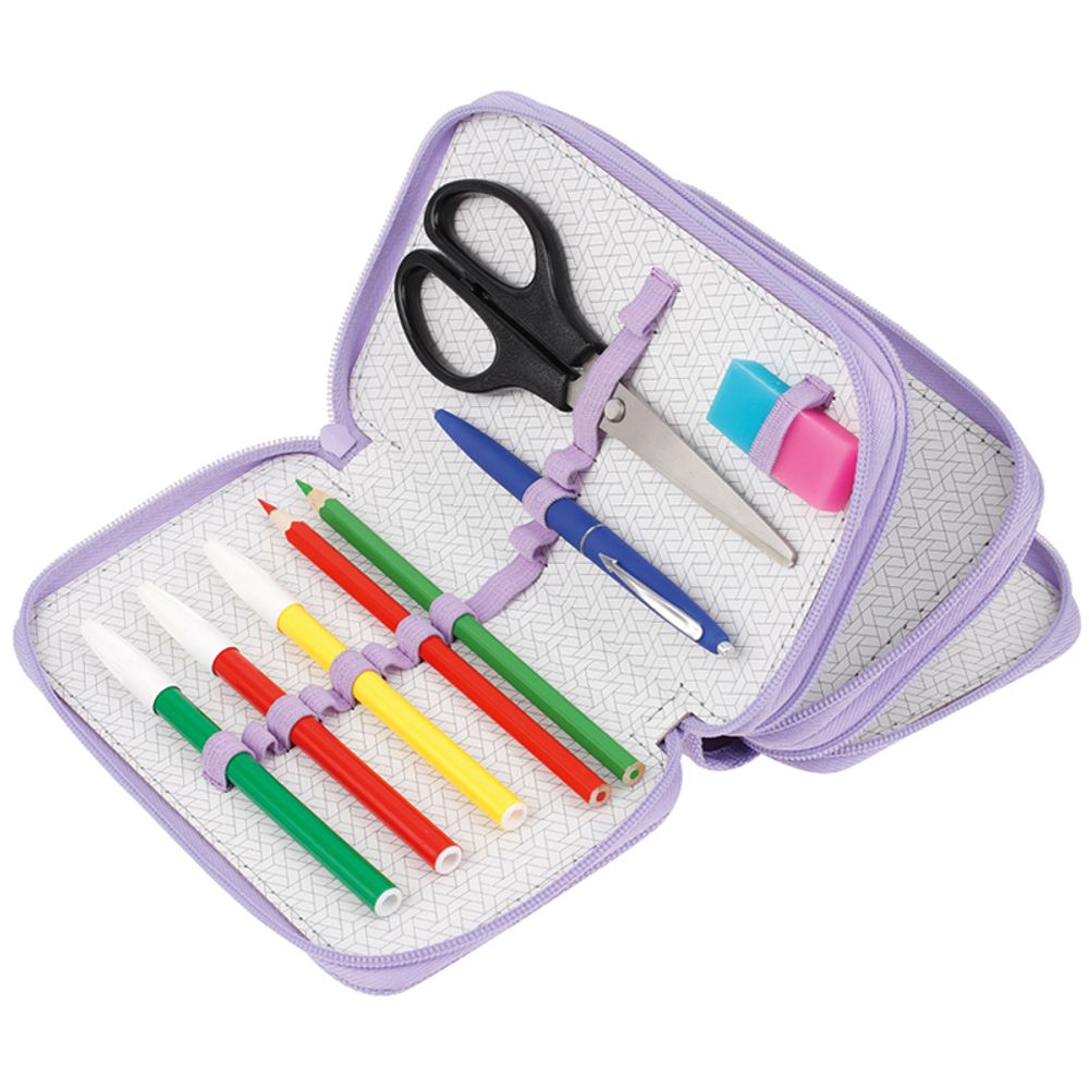 Пенал 3 отделения, 190*110 ArtSpace "Avocado", ткань