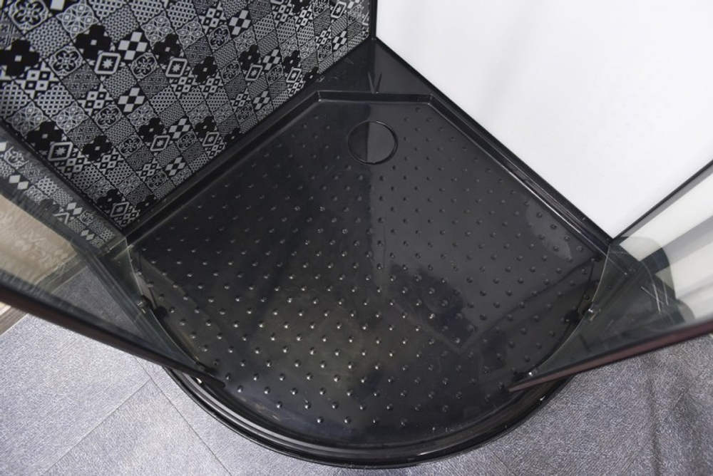 Душевая кабина Esbano ESKBB90CR 90x90x210 черный