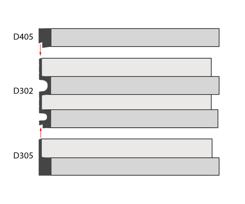 Молдинг под покраску Decomaster D405 ДМ 31х21х2900мм
