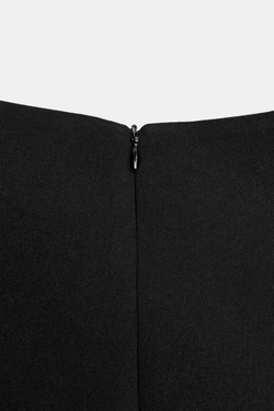 ZARA ТОП С ОБЪЕМНЫМИ РУКАВАМИ — ZW COLLECTION, ЧЕРНЫЙ