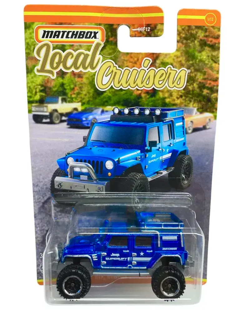Машинка Хот Вилс Matchbox Jeep Wrangler GGF12 HFJ24