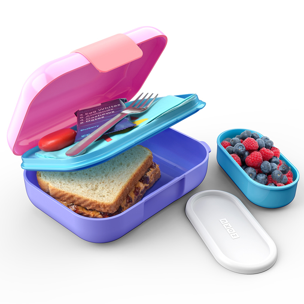 Ланч-бокс Neat Bento малый розовый Zoku