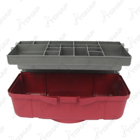 Ящик рыболова Helios трехполочный красный