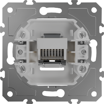 Механизм розетки RJ45 одиночная cat.5/ClassE-8,  серия D16