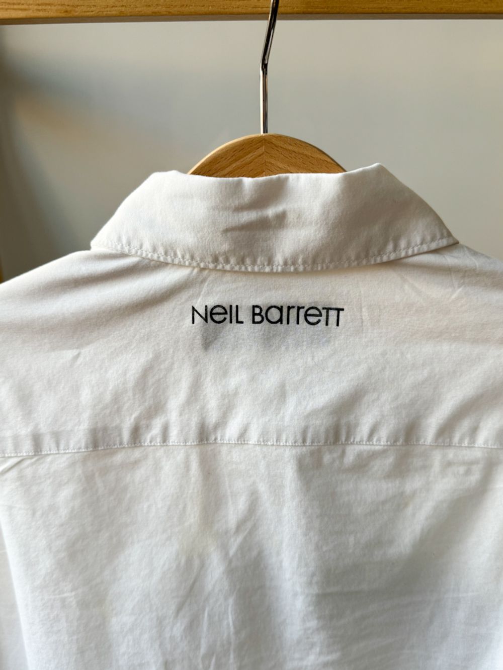 Хлопковая рубашка Neil Barrett, 140