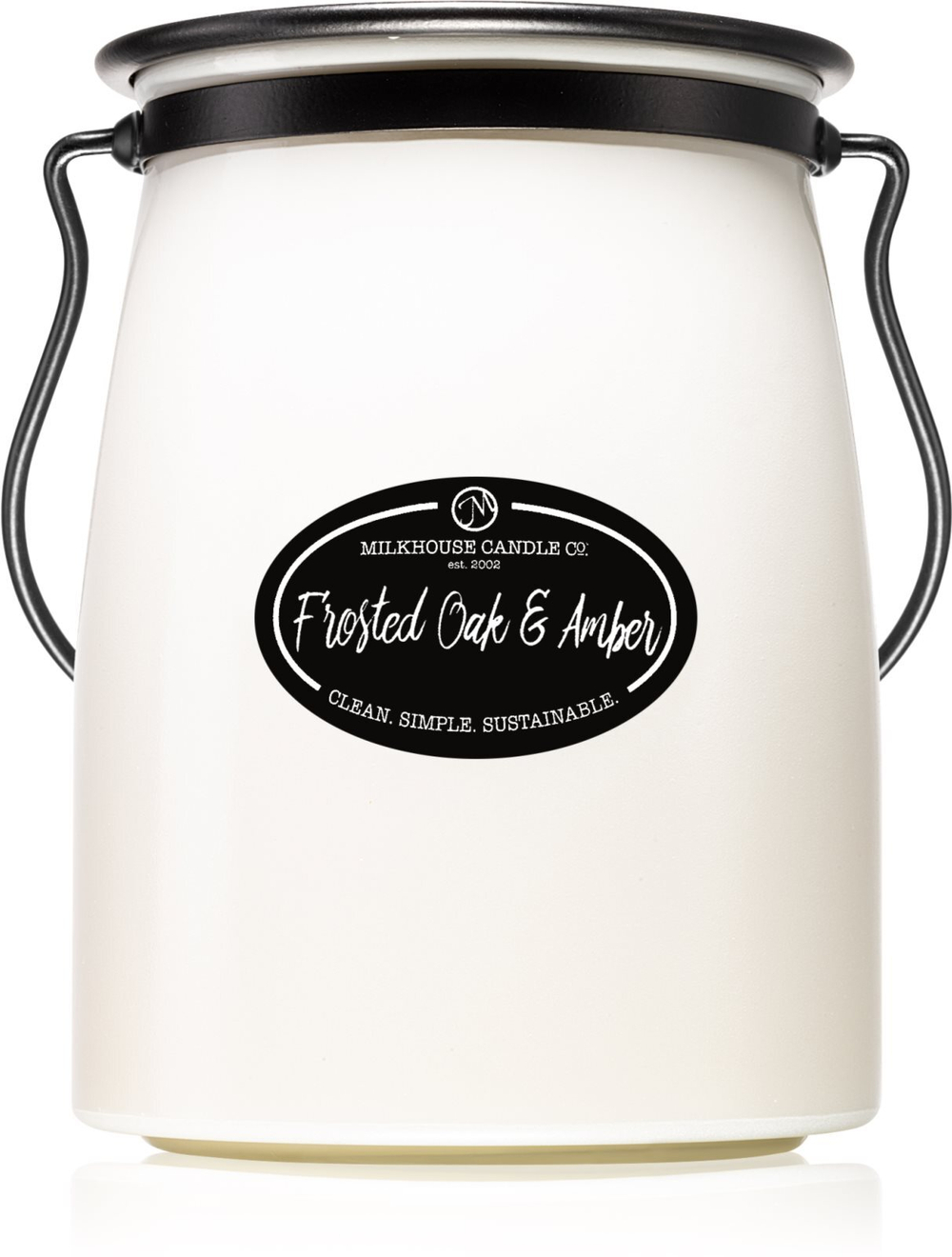 Milkhouse Candle Co. Creamery Frosted Oak & Amber - Ароматическая свеча Butter Jar /   624  g  / GTIN 2800012412925