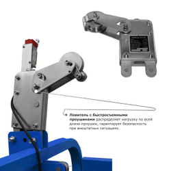 Строительная люлька ZLP-800 (длина платформы 10 м, длина троса 60 м)