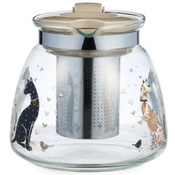 ЗАВАРОЧНЫЙ ЧАЙНИК AGNESS С ФИЛЬТРОМ "ПАРИЖСКИЕ КОТЫ" 900 МЛ.