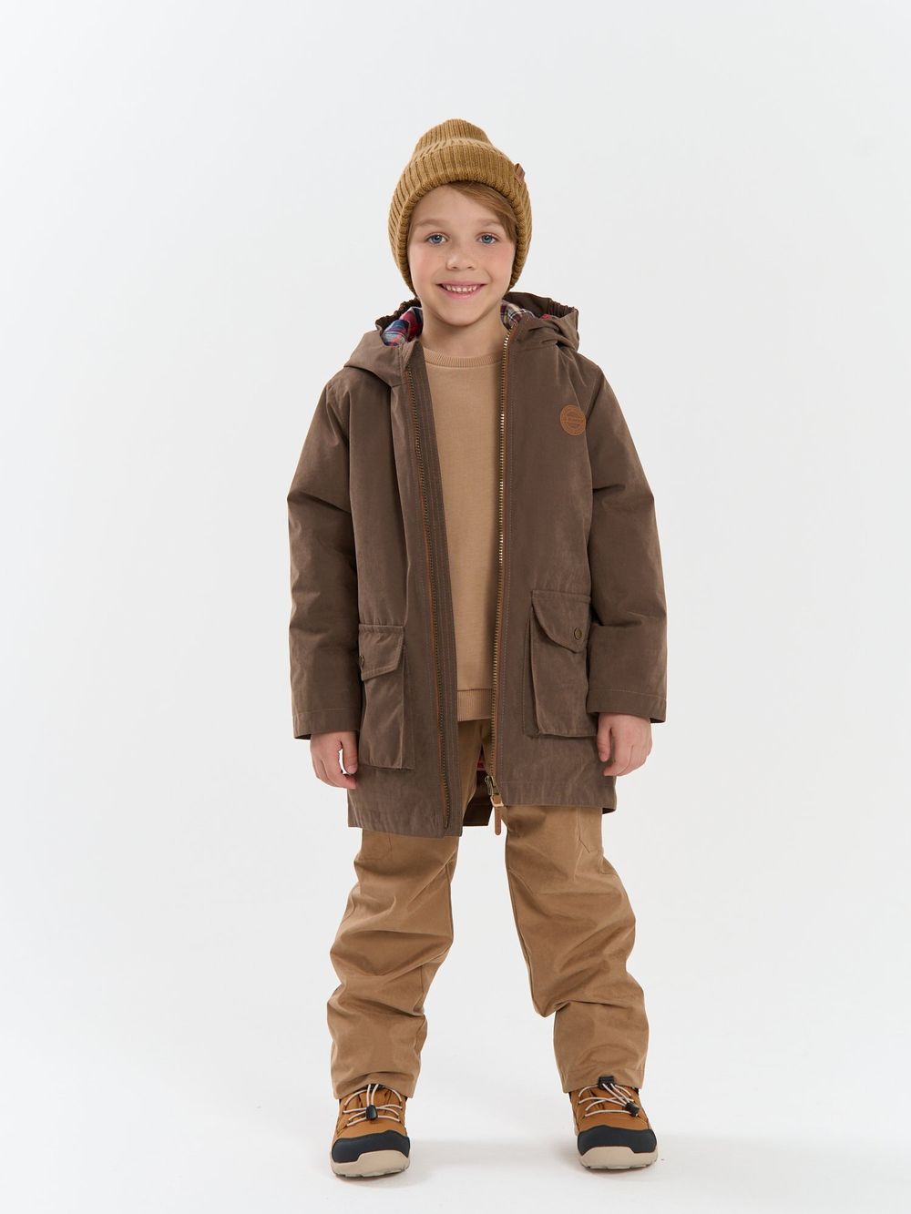 Парка демисезонная "Кофе"