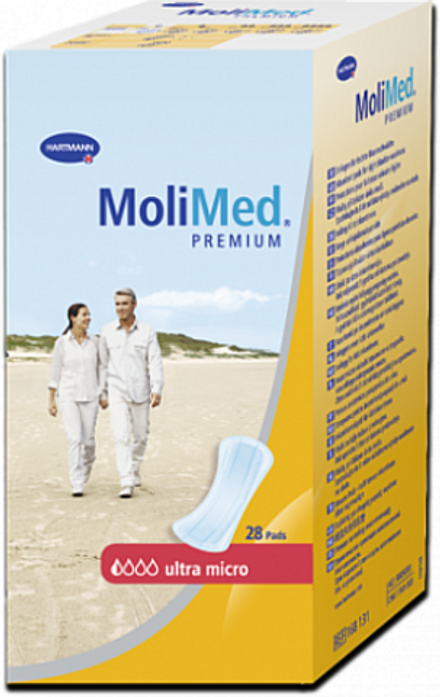 MoliMed Premium ultra micro - МолиМед Премиум ультра микро - Урологические прокладки, 28 шт. НДС 10%