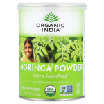 Organic India, зеленые суперфуды, моринга, 226 г (8 унций)