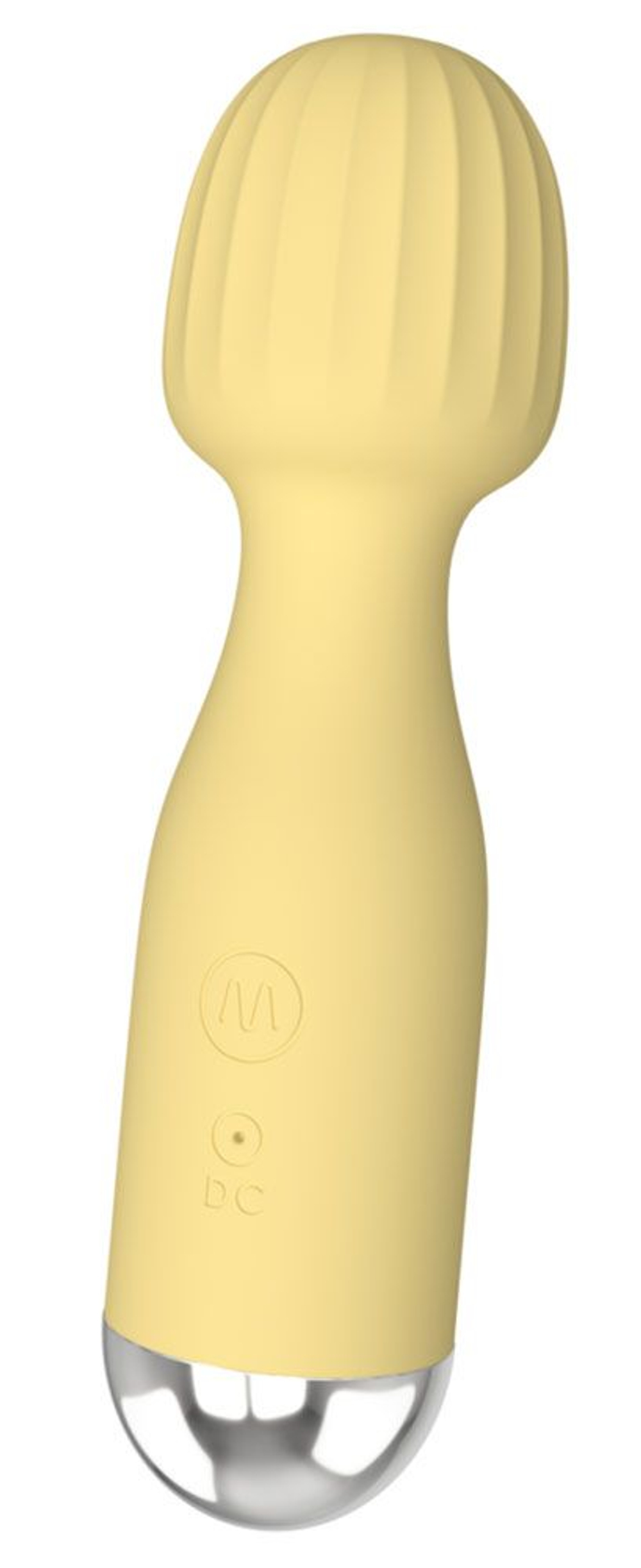 Мини-вибратор Boys of Toys с шаровидной головкой, желтый