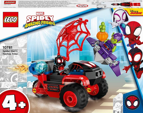 Конструктор LEGO Marvel 10781 Майлз Моралес: Техно-трайк Человека-паука