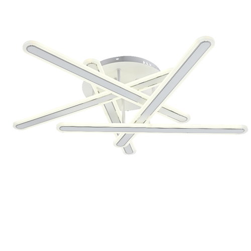 Потолочная светодиодная люстра Mirastyle JX-73030/5 WH+CR