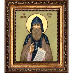 Пахомий Русин преподобномученик. Икона на холсте.