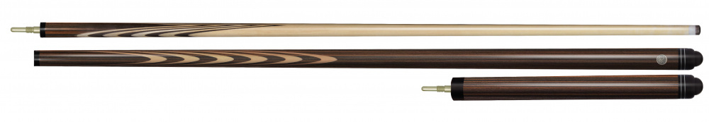 10-2У Кий "Классик 17-запильный с удлинителем" 2 РС, эбен