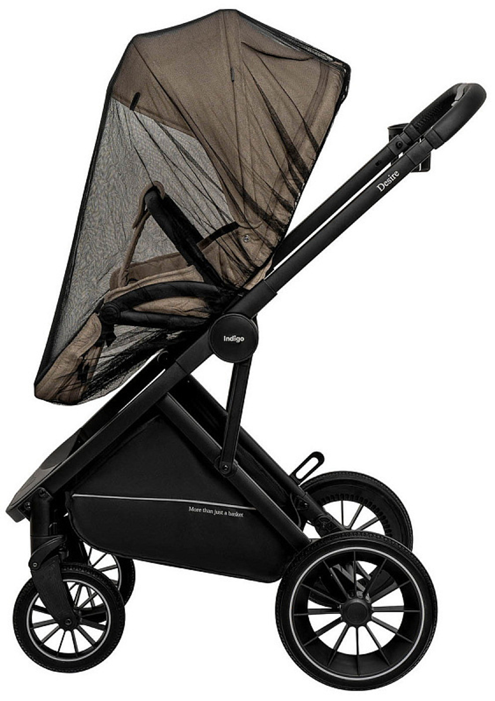 Детская коляска Indigo Desire 3 в 1 бежевый