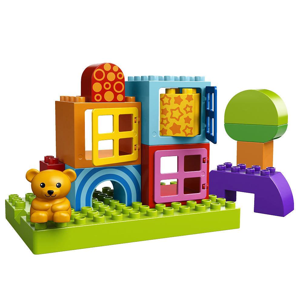 LEGO Duplo: Строительные блоки для игры малыша 10553 — Toddler Build and Play Cubes — Лего Дупло