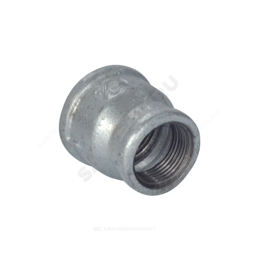 Муфта переходная чугун оц Ду 50х20 (2"х3/4") ВР Fittex PLUS